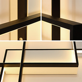 Linear-Wall Light-Flush Mount-Lighting Lamp Ambient Light-85-265V - LED Light Source Included - heparts