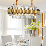 Luxury Crystal Chandelier Modern Suspension Pendant Light Elegant Ceiling Lamp Lighting Fixture for Living Dining Room