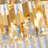Luxury Crystal Chandelier Modern Suspension Pendant Light Elegant Ceiling Lamp Lighting Fixture for Living Dining Room