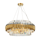 Luxury Crystal Chandelier Modern Suspension Pendant Light Elegant Ceiling Lamp Lighting Fixture for Living Dining Room
