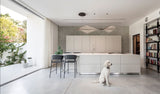 Modern Fishbone Chandelier Contemporary Variety Light Ambient Light Pendant Light LED Integrated Dimmable Remote Control