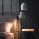 Modern Concrete Pendant Light, Vintage Industrial Cement Hanging Ceiling Chandelier downlight - heparts