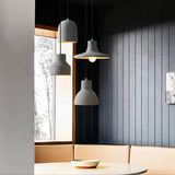 Modern Concrete Pendant Light, Vintage Industrial Cement Hanging Ceiling Chandelier downlight - heparts