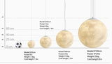Moon Popular Chandelier Ambient Light Pendant Light Acrylic E26 / E27 - heparts
