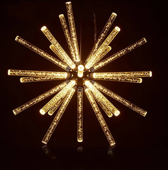 Novel Creative Design Iron Chandelier - Glowing Snowflake Droplight - heparts