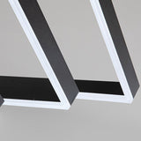 2/3-Tiered Square LED Drop Pendant Simple Chandelier Modern Simple Atmosphere  Living Room Modern LED Pendant Lights Suspension Lighting  90-265V