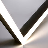Square LED Chandelier Modern Simple Atmosphere  Living Room Modern LED Pendant Lights Suspension Lighting  90-265V