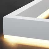 2/3-Tiered Square LED Drop Pendant Simple Chandelier Modern Simple Atmosphere  Living Room Modern LED Pendant Lights Suspension Lighting  90-265V