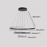Outer Glow 3-Lights 60cm Circle Chandelier Ambient Light LED Integrated