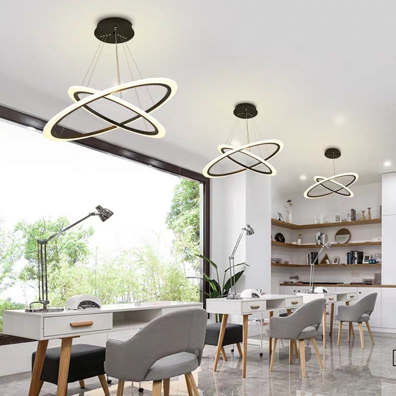 Pendant Lights Modern LED Chandeliers Light LED Pendant Lamp Acrylic Hanging Lamps Suspension Lighting for Indoor home