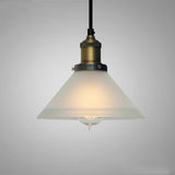 Retro Glass Pendant Light Designer's Lamp Simple Modern - heparts