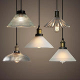 Retro Glass Pendant Light Designer's Lamp Simple Modern - heparts