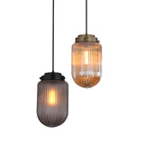 Nordic Simple Glass Chandelier Living Room Dining Room Study Bedroom Glass Iron Chandelier