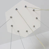 Hexagon 3 Rings Modern LED Pendant Lights Suspension Lighting for Dinning Room Foyer Bedroom Hanging Lamp 90-265V