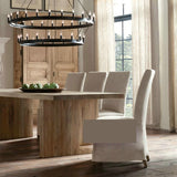 Rustic Industrial Iron Wagon Wheel Chandelier - Farmhouse Loft Vintage Black Metal Ring Pendant Light Fixture