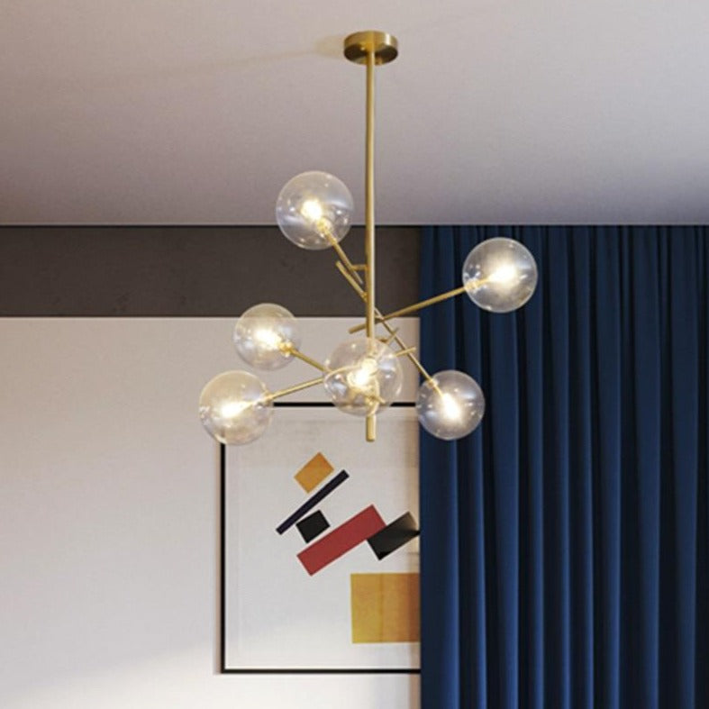 Europe Modern Creative Concise Style Glass Pendant Light Glass Bubbles ...