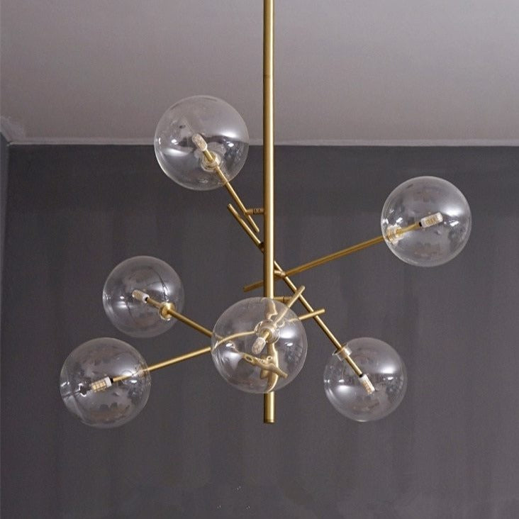 Europe Modern Creative Concise Style Glass Pendant Light Glass Bubbles ...