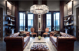 Modern Vintage Crystal Chandelier Lighting Pendant Hanging Light Ceiling Mounted Chandeliers