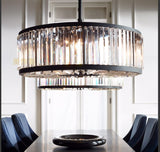 Modern Vintage Crystal Chandelier Lighting Pendant Hanging Light Ceiling Mounted Chandeliers