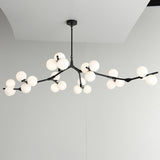 Modern Glass Balls Sputnik Lights Chandelier Living Room Kitchen Bedroom Nordic Lustre G9