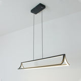Modern LED Pendant Light Creative Hanging Lamp for Dining Room Island Matte Finish Dimmable with Remote