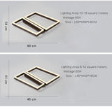 Modern Led Ceiling Lights With Remote Control Ceiling Lamp for Living Room Acrylic Flush Mount Indoor Lighting Luminaire - heparts