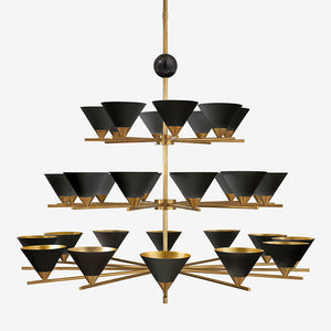 Introducing the Brass Chandelier: A Masterpiece of Light and Design