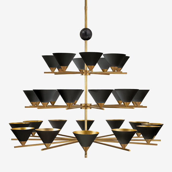 Introducing the Brass Chandelier: A Masterpiece of Light and Design