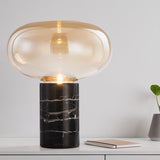 Modern Black Marble Table Lamp