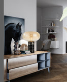 Modern Black Marble Table Lamp