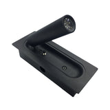 LED Wall Simple Spotlights 3W 360 Degree Rotation with Hide Switch  LED Integrated