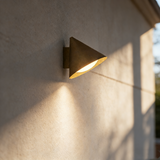 Modern Nordic Outdoor Gooseneck Wall Sconce – IP65 Waterproof Exterior Sconce with Conical Shade