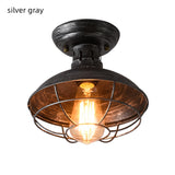 Cap Industrial Ceiling Light Ivalue Mini Semi Flush Mount Ceiling Light Fixture Matel - heparts