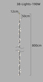 Customized Modern Designer Decorative Staircase Long Strip Glass Pendant Lighting