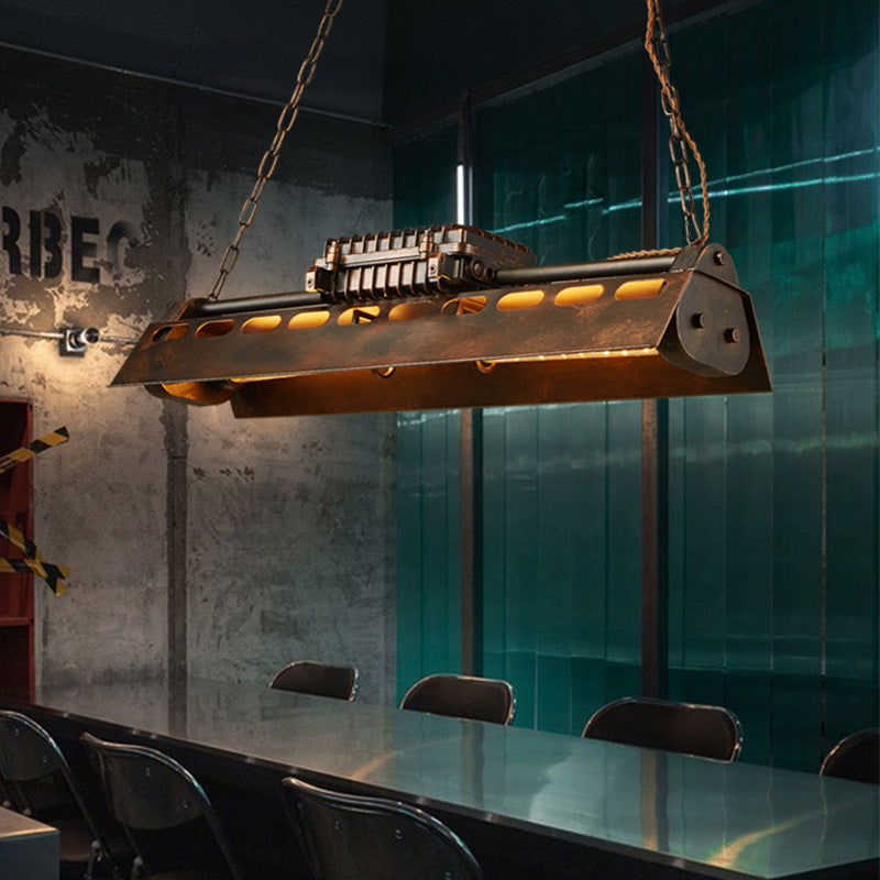 4 Lights Industrial Lighting 31 inch Vintage Pendant Light