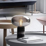 Modern Black Marble Table Lamp
