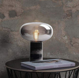 Modern Black Marble Table Lamp