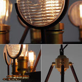 6/9/12 Industrial Lights Glass Lampshade Vintage Edison Chandelier Iron