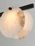 Alabaster Brass &amp; White Snowflake Dining Chandelier