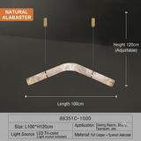 Alabaster LED Linear Pendant Series