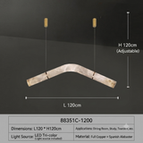 Alabaster LED Linear Pendant Series
