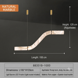 Alabaster LED Linear Pendant Series