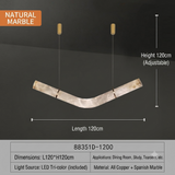 Alabaster LED Linear Pendant Series