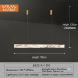 Alabaster LED Linear Pendant Series