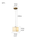 Aries Spanish Marble Cube Pendant Light