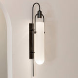 Art Glass Wall Lamp Retro Sconces Creative Shell