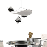 Art Silk Organic Cloud Fabric Pendant Light