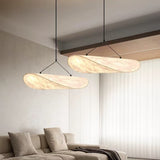 Art Silk Organic Cloud Fabric Pendant Light