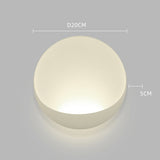 Modern Minimalist Round Aluminum LED Wall Sconce Lamp Indoor Wall Lights Bedroom