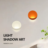 Modern Minimalist Round Aluminum LED Wall Sconce Lamp Indoor Wall Lights Bedroom
